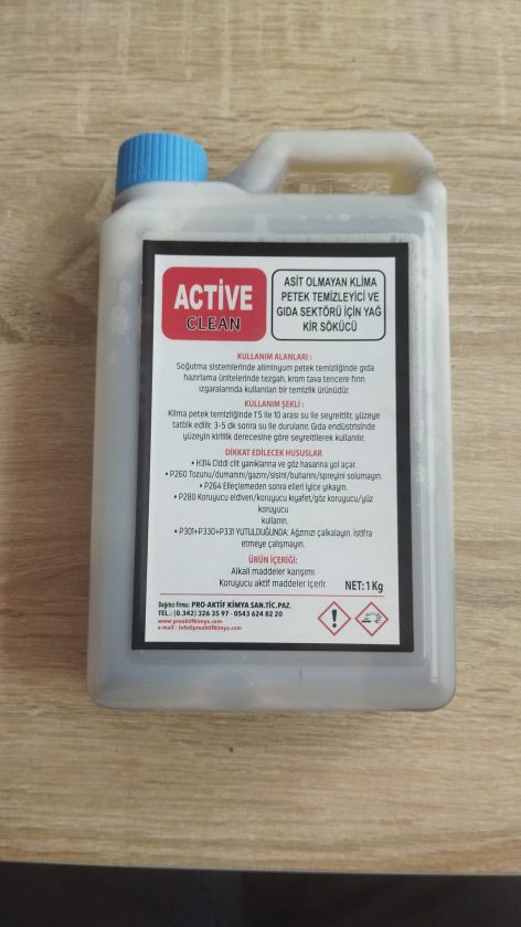 Klima Bakım Ve Temizleme Ilacı 1 Litre active Cleaner
