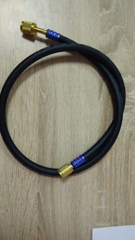 LX-HOSE 90 CM SİYAH KLİMA VE BUZDOLABI GAZ HORTUMU R134 r22 (800-4000PSİ