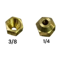 Rekor 3/8″ – Delik 1/4″ Delikli Rekor Redüksiyon Klima Bakır Boru Bağlantı Adaptörü