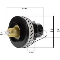 İHLAS ELEKTRİKLİ SÜPÜRGE SÜPÜRGE MOTORU LIBELLA 220V 1200W  BAKIR SARGILI