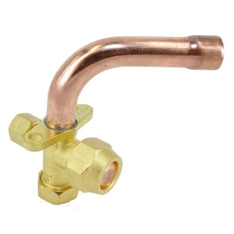 KLİMA GAZ VANASI EĞRİ BORU REKORSUZ 3/8 (R-22)