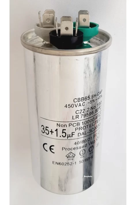 KLİMA MOTOR KALKIŞ 35+1.5 KONDANSATÖR KAPASİTÖR