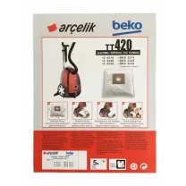 X-Bag Arçelik Beko Tt 420 Orjinal elektrikli Süpürge Toz Torbası